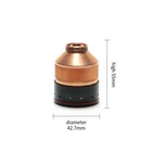 220756 80amp-130amp Retaining Cap Compatible Hpr800 400 260 130xd Plasma Torch