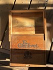 The Glenlivet Scotch Collectible Wooden Box With Sliding Lid Vintage Empty