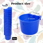 50 Pcs Cage Cups Birds Hanging Feeders Chicken Water Cups Bird Food Bowl 8 Oz Pl