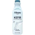 6-pack Lifeway Plain Lowfat Kefir  Probiotic Cultured Milk Drink Size 32 Oz Each