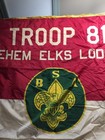 Boy Scout Toop 81 Selkirk New York Elks Lodge 2233 Bsa Troop Flag