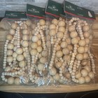 6  Natural Color Bead Garland 4 Pack