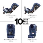 Diono Radian 3rxt Safeplus   3 Stage I1 Car Seat  Slim Fit 3 Across  Gray Slate