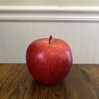 6 Red Apples Artificial Fake Decorative Faux Lifelike Realistic Crafts Prop