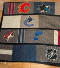 Pottery Barn Teen Nhl Hockey Western Conference Twin Quilt  Sham  Fitted Sheet
