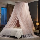 Kertnic Luxurious Bed Canopy For Girls   Adults - Double Layer Princess Canop   