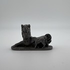 Vintage Sitting Pewter Unicorn With Baby Figurine Small