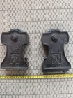 Vintage Industrial Richards Wilcox Sliding Barn Door Rollers Set Pair Parts Usa