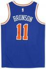 Jalen Brunson New York Knicks Autographed Blue Nike Icon Edition Swingman Jersey