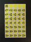 200pc    priced Garage Sale Stickers Labels Price Tags Yard Estate Flea Market 3 4