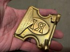 Original Spanish American War Us Army Krag Rifle Mills Ammo Belt Buckle-rhode Is