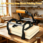 Linocut Press Machine Premium Beech Wood  A4 Linocut Manual Printmaking Machine
