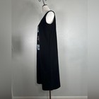 Vintage Viva City Black Cotton Tank Dress Size Medium