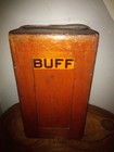 Antique Wooden Box Buff Engineer Surveyor Wooden Case Box W  Brass Hardware 
