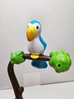 Evenflo Triple Fun Jungle Exersaucer Blue Spinning Parrot Bird Replacement Part