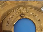 1915 Antique Western Electric Candlestick Telephone Base Brass Top   Bottom Set