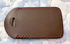 Brooks Brothers Dark Brown Leather Luggage handbag Tag