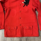 Vintage 60s Boy Scouts Of America Red Wool Shirt Jacket Men Medium Philmont Bull