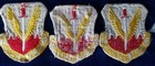 Vintage Lot Of 3 Vietnam Us Air Force Tactical Air Command Tac Patch 4 