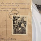Ww2 German Arbeitskarte For Russian Woman 1942