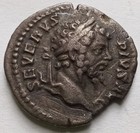 Septimius Severus Ar Denarius Advent Avgg Horseman Roman Silver Coin Ad 201-202