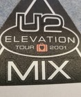 U2 Band Nos 2001 Elevation Concert Tour Backstage Mix 4  Access Pass