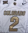 Shedeur Sanders Colorado Buffaloes White Jersey 2024 Fuse Stitched 2 Nwt