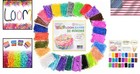 Loom Band Refill Kit  12750pcs In 26 Colors With 500 Clips - Ideal Craft Gift
