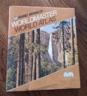 Rand Mcnally Worldmaster World Atlas   1980 Vintage 