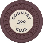 The Country Club Casino Reno Nevada  5 Damaged Chip 1935