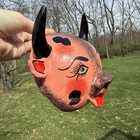 Diablo Bull Coconut Mexico In My Pocket Mask Artisan Made Marked 