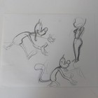 Weekend Pussy Hunt Original Animation Storyboard Art By Jim Smith Spumco - Coa