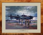 Northrop Aircraft Black Widow P-61  1940s R g  Smith Aviation Art Print  Wwii