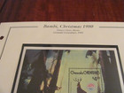 Grenada  1980 Disney Souvenir Sheet Mnh  see Description    Bambi  Christmas