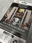Happy Halloween Skeleton Door Cover Decoration Scene Setter Photo Prop 30 X 72