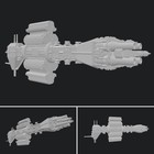 Sw Armada Babylon 5 Ea Earth Force Omega Class Destroyer 8    Unpainted 3d 14k