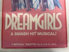 Vtg 1981 Original Dreamgirls Musical Imperial Theatre Nyc Window Card Poster