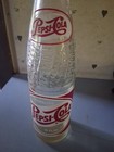Vintage 1954 Sparkling Pepsi Cola Bottle- 10 Oz  Red white Acl New York  N y 