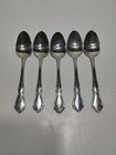 Oneida Chateau Fine Flatware Teaspoons  Set Of  5   18 10 Glossy Stainless Steel