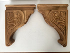 Carved Wood Corbel - Unfinished - Architectural Decorative Trim