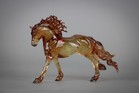 Chestnut Friesian Clearware Heartbreaker  breyer Stablemate Scale 