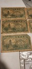 Lot Of 7 Old Chinese Ancient Dynasty  Banknotes Antique Money Coins