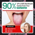 Stainless Steel Tongue Scraper For Sensitive Gag Reflex - Compact   Gentle