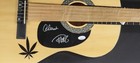 Cheech   Chong Hand Signed Autographed Acoustic Guitar Jsa Ah85778