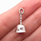 925 Sterling Silver Vintage Old Stock Bell Charm Pendant