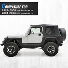 Flat Front   Rear Fender Flares For 1997-2006 Jeep Wrangler Tj   2004-2006 Lj