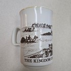 Vintage Ashdale Saudi Arabia Mug Set 5 Piece Ceramic White 1980s Made In England