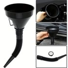 Flexible Large Funnel Oil Water Gas Fuel Spout Funnel For Car Motorcycle Boat 