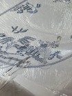 Bucilla Blue Willow Vintage Large Tablecloth W Linen Napkins New Old Stock