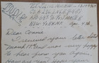 Wwii Letter  Handwritten W  Envelope  From Apo Ny To Philadelphia  April 1944